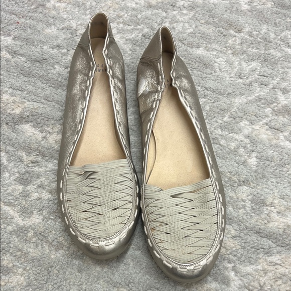 Stuart Weitzman Silver metallic Loafers - Picture 1 of 7
